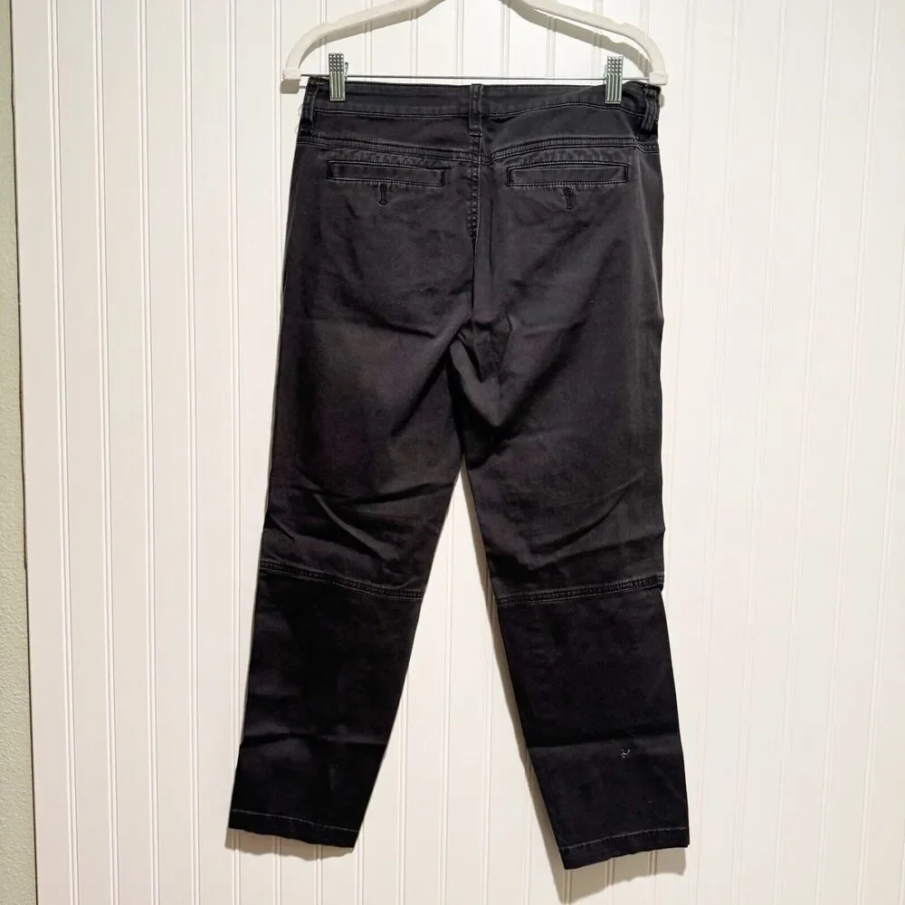 Prana Gray Janessa Pants Tapered Button Fly Size 6 - Picture 7 of 8